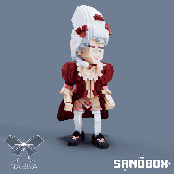 courtly chic lady equipped